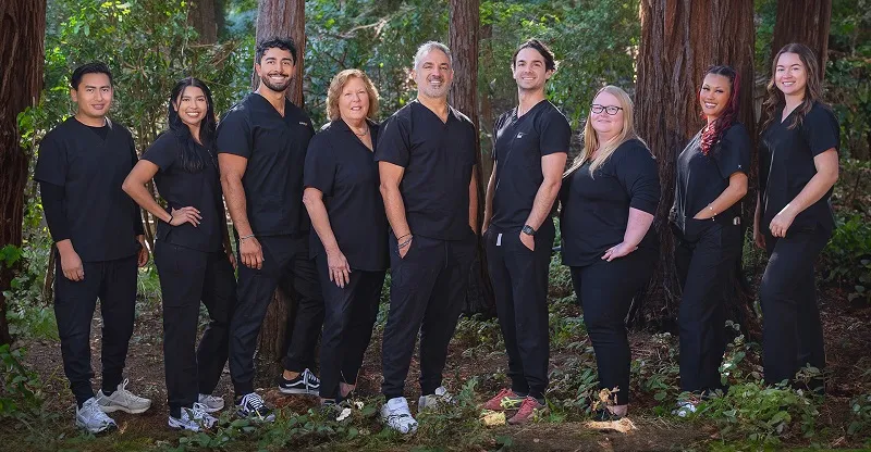 Group photo of all staff from office